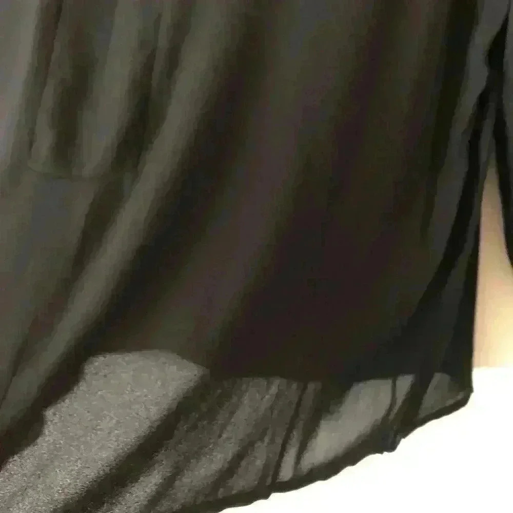 English Laundry Women's Black Long Sleeve Blouse Size M - Picture 6 of 8